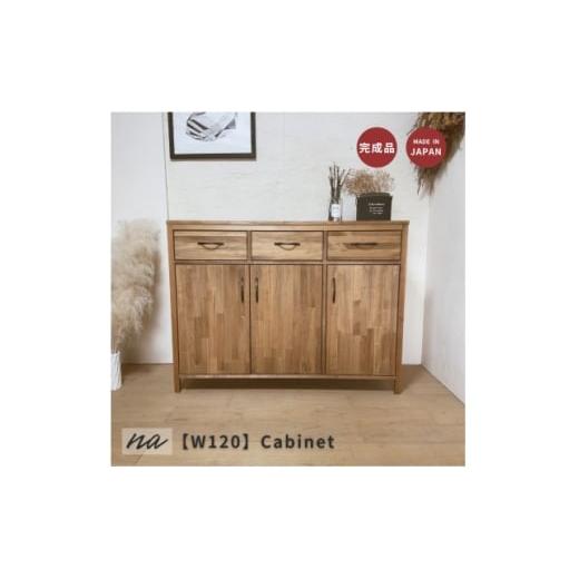 ふるさと納税 家具 収納家具 埼玉県 入間市 完成品お届け 反り止め付きで安心 W120 リビングボード 収納 キャビネットna276 1681031