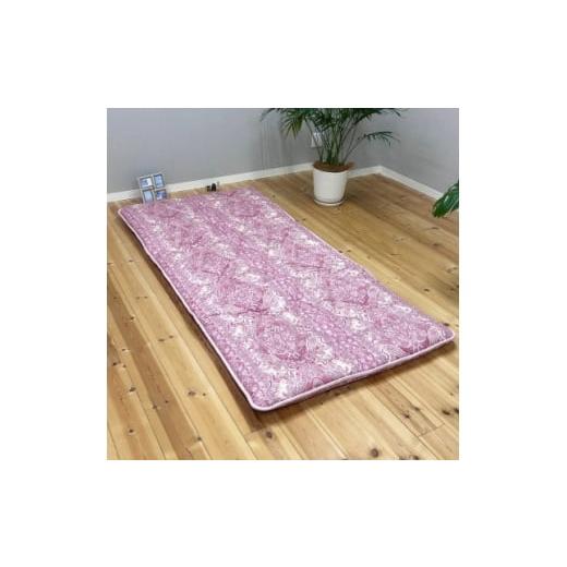 ふるさと納税 家具 インテリア・寝具・収納 群馬県 太田市 日本製固綿入りボリューム敷布団(シングル/ペイズリーピンク) 1684290