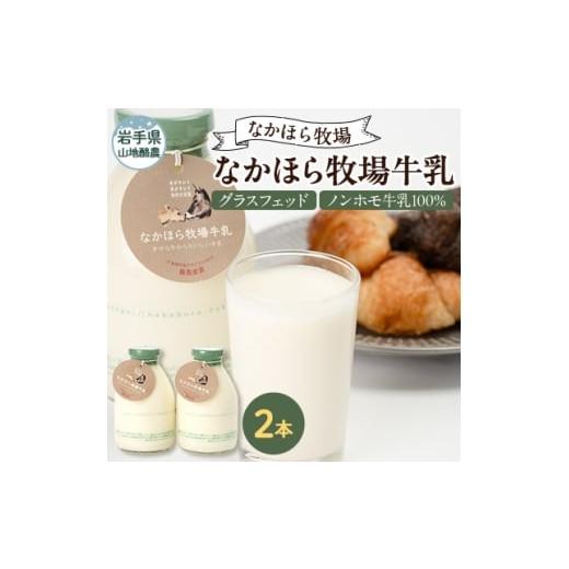 ふるさと納税 飲料類 牛乳 岩手県 岩泉町 毎月定期便 なかほら牧場牛乳〔500 ml〕2本セット全3回 4075358