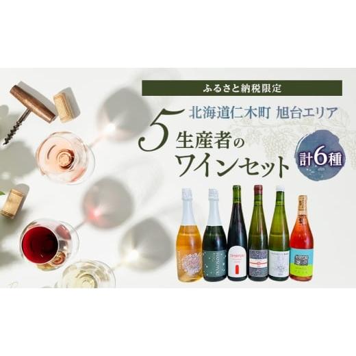 ふるさと納税 ワイン セット 北海道 仁木町 北海道仁木町 ふるさと納税限定ワインセット 旭台エリア 5生産者 ワイン 6本 セット 飲み比べ 6種 お酒 酒 果実…