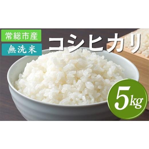 ふるさと納税 米 コシヒカリ 茨城県 常総市 令和7年産 無洗米 コシヒカリ5kg 茨城県常総市産