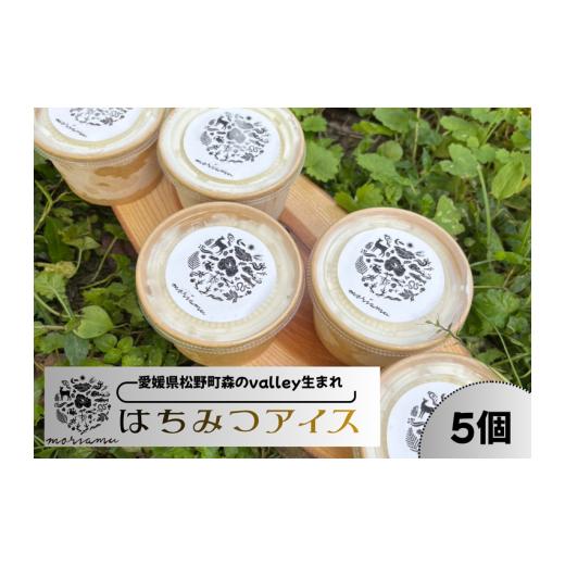 ふるさと納税 菓子 アイス 愛媛県 松野町 はちみつアイス5個 森の国valley生まれmoriamu 厳選素材で作る贅沢デザート | はちみつ 蜂蜜 ハニー スイーツ デザ…