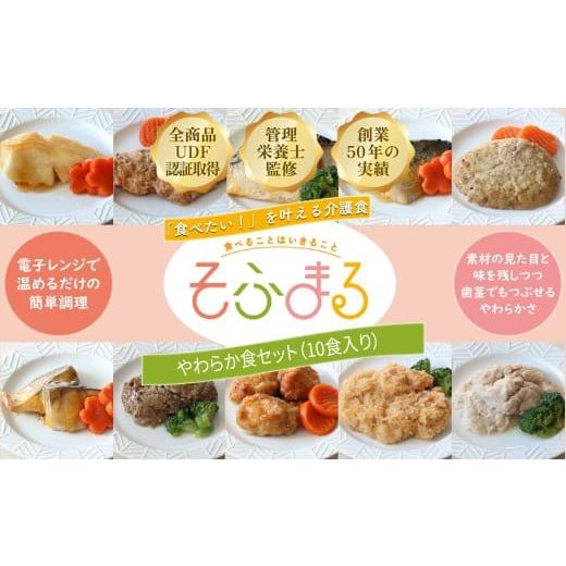 ふるさと納税 惣菜・レトルト 冷凍 奈良県 桜井市 BG-13. そふまる やわらか食 やわらか食セット(10食入)