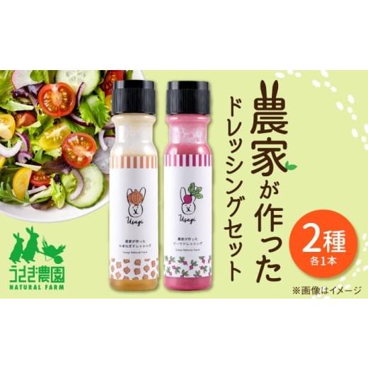 ふるさと納税 調味料・油 ドレッシング 熊本県 合志市 2種のドレッシングセット(玉ねぎ・ビーツ) うさぎ農園