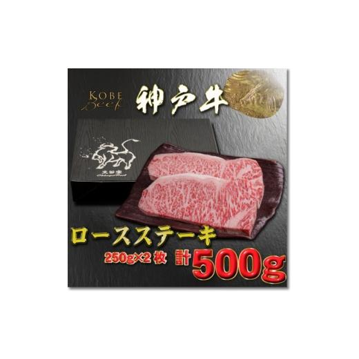 ふるさと納税 牛肉 ステーキ 兵庫県 養父市 神戸牛 ロースステーキ 250g×2枚 計500g YBST5 2026年4月より順次発送 1681995
