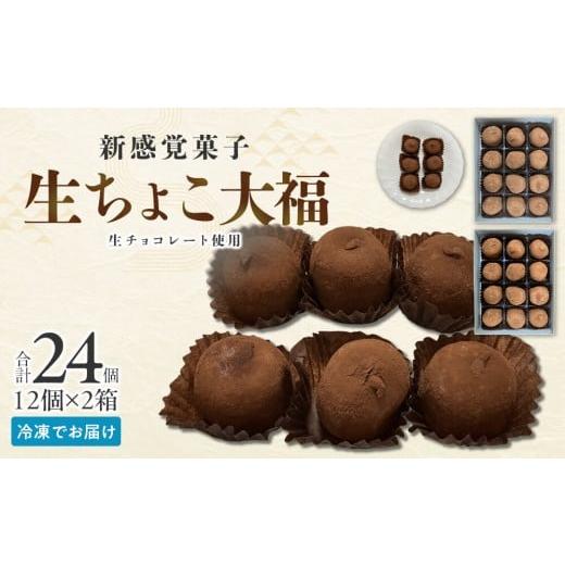 ふるさと納税 菓子 大福 宮城県 角田市 生ちょこ大福 12個入×2箱 ささもり 菓子 おかし 食品 贈り物 宮城県 人気 おすすめ 送料無料