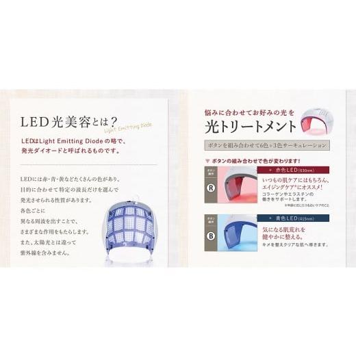 ふるさと納税 美容・健康家電 茨城県 つくばみらい市 LED美容ライト プレミア 光美容 エステ 美顔器 美容機器 LED サロン スキンケアの画像
