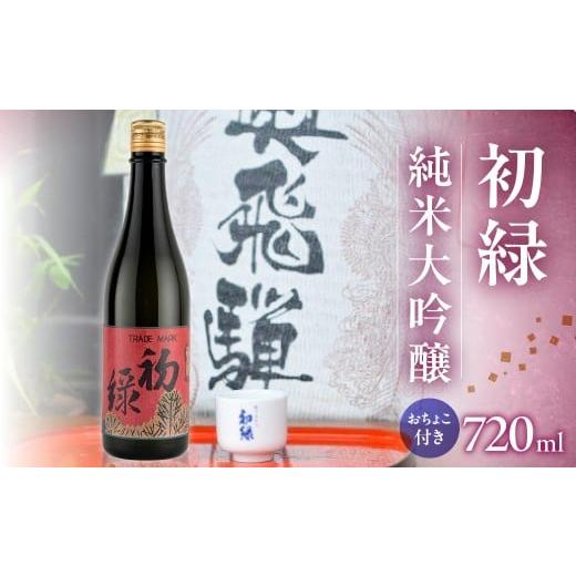 ふるさと納税 日本酒 純米大吟醸酒 岐阜県 下呂市 年内順次発送 初緑 純米大吟醸 720ml(レトロラベルA)おちょこ付 日本酒 お酒 贈答 ギフト 酒 大吟醸 奥…