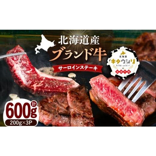ふるさと納税 牛肉 サーロイン 北海道 足寄町 600g 北海道産牛 サーロインステーキ 200g×3パック [足寄町] 北海道チクレンミート 肉 牛肉 牛 北海道産牛 …