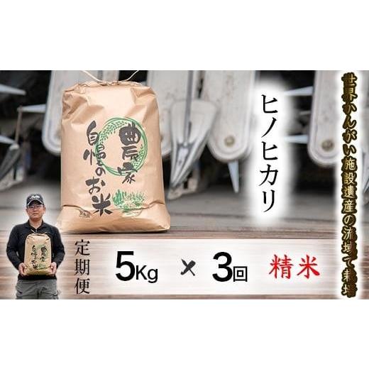 ふるさと納税 米 ヒノヒカリ 兵庫県 福崎町 定期便5kg×3か月 令和7年度産 ヒノヒカリ 精米 八千種米 お米 5kg 白米 新米 米 ごはん 兵庫 兵庫県産 世界かん…