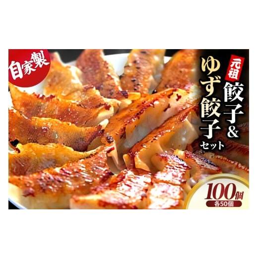 ふるさと納税 加工品等 大阪府 吹田市 ゆず餃子と元祖プレーン餃子の手作り2種盛冷凍餃子50個入り 2セット 大阪府吹田市