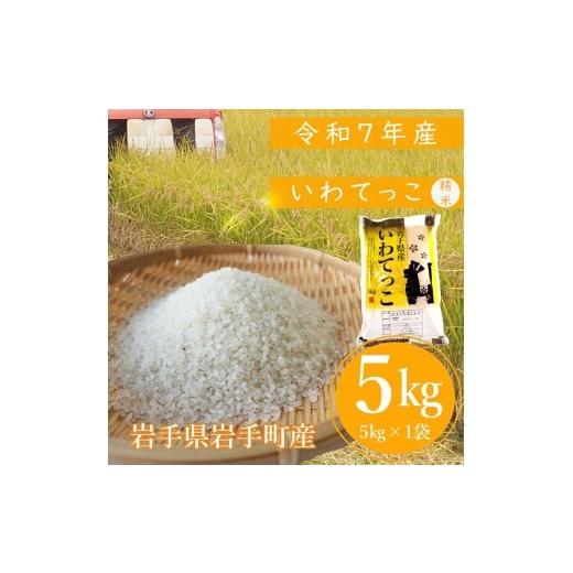 ふるさと納税 米 岩手県 岩手町 先行受付 令和7年産岩手町産いわてっこ精米 5kg 米 白米 ごはん 新鮮 粘り 甘み おすすめ 銘柄 送料無料 農家直送 こめ 岩手 …