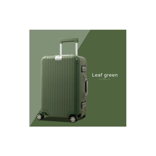 ふるさと納税 カバン 長崎県 佐世保市 G590 DL-2823スーツケースSリーフグリーン キャリーケース キャリーバッグ カバン バッグ キャリー かばん