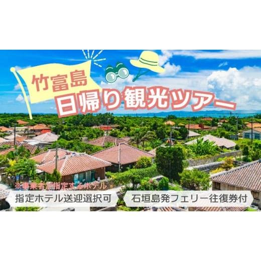 ふるさと納税 体験チケット 沖縄県 竹富町 竹富島日帰り観光ツアー 〜水牛車で楽しむ竹富島での過ごし方 半日/指定ホテルお送り 旅行 体験チケット観光 大自…
