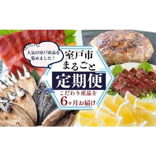 ふるさと納税 旬の鮮魚等 高知県 室戸市 定期便 6回 室戸まるごと定期便 こだわり産品コース かつお かつおのたたき 本マグロ 南マグロ 中トロ 干物 アジ 魚…
