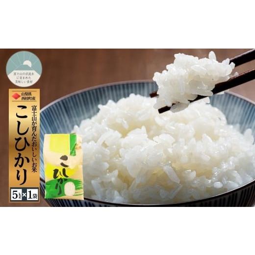 ふるさと納税 米 コシヒカリ 山梨県 西桂町 コシヒカリ 5キロ 1袋 / 国産 こしひかり 5キロ 令和7年 新米 米 お米 保存袋 生活必需品 ギフト 贈り物 お歳暮 …