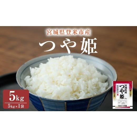 ふるさと納税 米 つや姫 宮城県 登米市 令和7年産・新米 つや姫 精米 5kg(5kg×1袋) 登米市産 米 お米 おこめ ごはん ご飯 白米 おにぎり お弁当 5kg 宮城商…