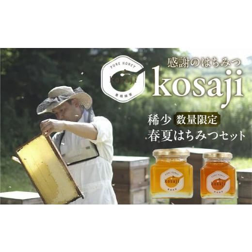 ふるさと納税 加工品等 はちみつ 愛知県 豊橋市 年内お届け 数量限定 kosaji 春はちみつ150g+ 夏はちみつ100g 食べ比べ 瓶入り ギフトセット 贈答 プレゼン…