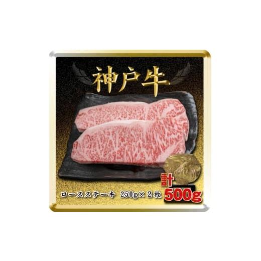 ふるさと納税 牛肉 ステーキ 兵庫県 太子町 神戸牛 ロースステーキ 250g×2枚 計500g TSST5 2026年4月より順次発送 1682634