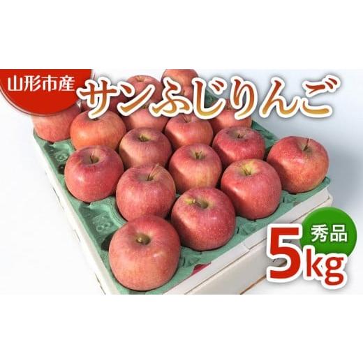 ふるさと納税 果物類 山形県 山形市 サンふじリンゴ 秀品 5kg (12〜18玉) FY25-360