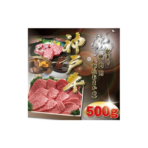 ふるさと納税 牛肉 焼肉・バーベキュー 兵庫県 神河町 神戸牛 焼肉用 かた・もも 500g KKWY2 2026年4月より順次発送 1682980