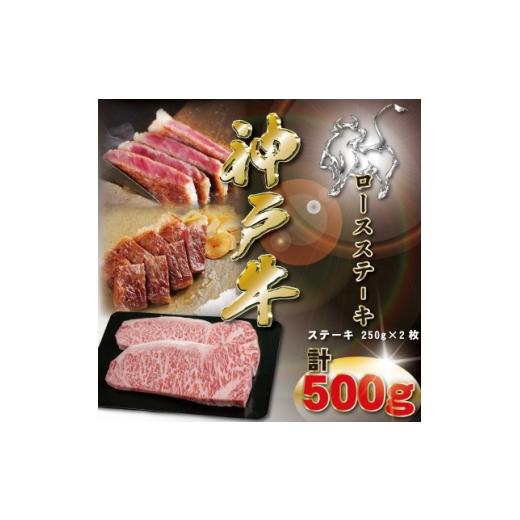 ふるさと納税 牛肉 ステーキ 兵庫県 神河町 神戸牛 ロースステーキ 250g×2枚 計500g KKWST5 2026年4月より順次発送 1683049