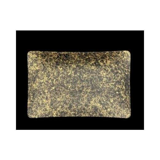 ふるさと納税 金工品 和歌山県 海南市 角小皿 乱糸(マット仕上げ) 漆黒 漆黒