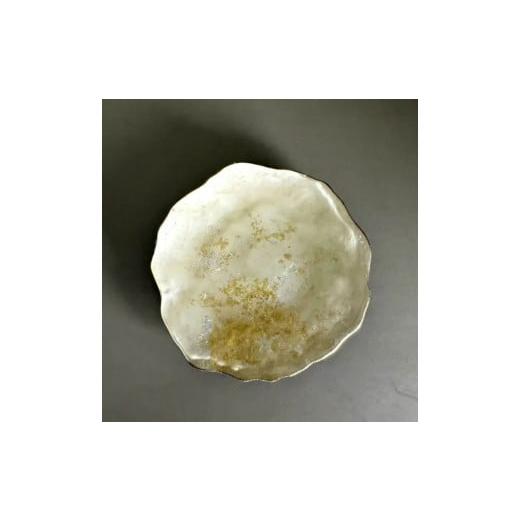 ふるさと納税 陶磁器・漆器・ガラス 和歌山県 海南市 豆皿 口金ロック 古代金箔漆白 漆白