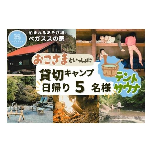 ふるさと納税 宿泊券 ペンション・コテージ 神奈川県 山北町 貸切デイキャンプ テントサウナ付き・ペガススの家 0泊1日・5名 体験 チケット 旅行 キャンプ…