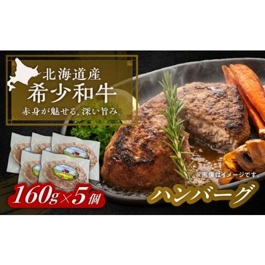 ふるさと納税 牛肉 ハンバーグ 北海道 足寄町 北海道 北十勝 短角牛 ハンバーグ 160g×5《足寄町》 北十勝ファーム有限会社 北海道 牛肉 牛 肉 にく お肉 はん…_1