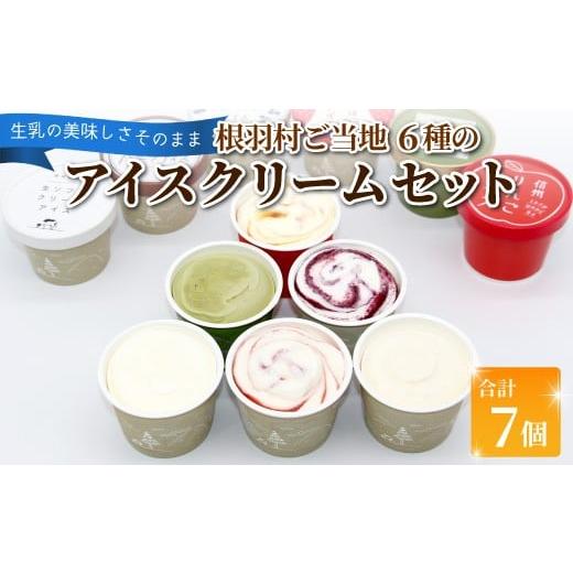ふるさと納税 菓子 アイス 長野県 根羽村 根羽村 ご当地6種のアイスクリームセット 7個 生ソフトクリームアイス バニラアイス 西尾抹茶 抹茶 りんご 紅ほっぺ…