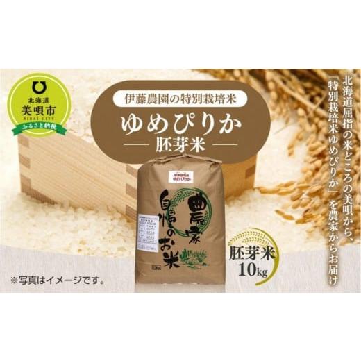 ふるさと納税 米 北海道 美唄市 令和7年産 伊藤農園の特別栽培米ゆめぴりか 胚芽米(10kg) 定期便5ヶ月