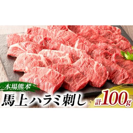 ふるさと納税 馬肉 熊本県 和水町 馬上ハラミ刺し 100g ブロック | 熊本県 熊本 くまもと 和水町 なごみ 馬肉 非加熱 解凍するだけ 肴 贅沢品 冷凍 100g(100g…