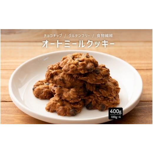 ふるさと納税 焼菓子・チョコレート クッキー 静岡県 静岡市 オートミールクッキー チョコチップ 400g(100g×4袋)
