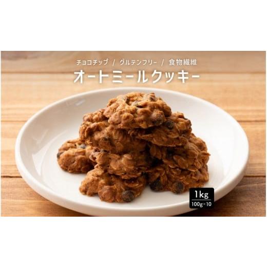 ふるさと納税 焼菓子・チョコレート クッキー 静岡県 静岡市 オートミールクッキー チョコチップ 1kg(100g×10袋)