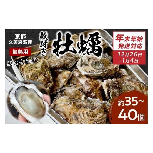 ふるさと納税 牡蠣 生牡蠣 京都府 京丹後市 年末年始(12月26日〜1月4日)発送対応 京都・京丹後産牡蠣 約35〜40個 AH00026 年末年始発送