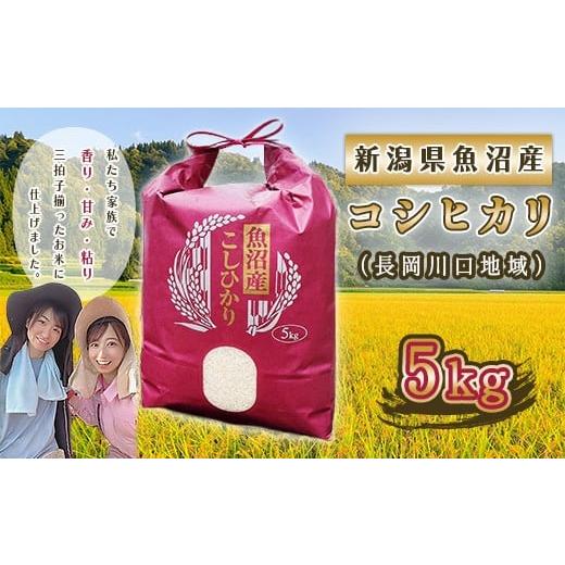 ふるさと納税 米 コシヒカリ 新潟県 長岡市 P4-01新潟県魚沼産コシヒカリ(長岡川口地域) 5kg