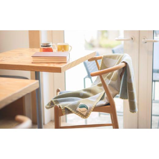 ふるさと納税 タオル・寝具 毛布 埼玉県 飯能市 マルナカヴィルッティ ヴオリ柄 ミディアム＆ラージ２サイズ ２枚セット（ブラウン） HNNAU016の画像