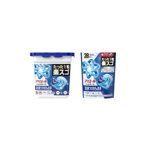 ふるさと納税 雑貨・日用品 群馬県 藤岡市 P&amp;G アリエールジェルボール プロ お試しセット 本体&amp;つめかえ用ハイパージャンボサイズ 1685819