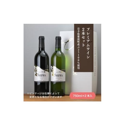 ふるさと納税 ワイン 白ワイン 岩手県 - 自園自醸ワイン紫波 プレミアムワイン2本セット 1688279