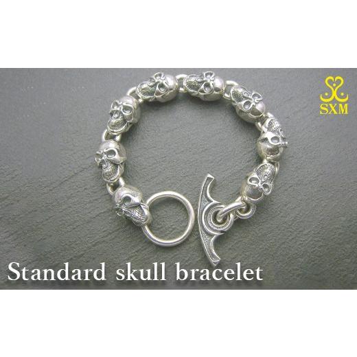 ふるさと納税 アクセサリー ブレスレット 茨城県 常総市 Standard skull bracelet