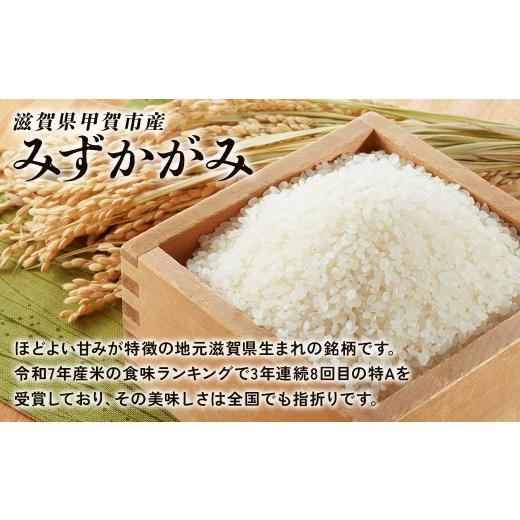 ふるさと納税 玄米 滋賀県 甲賀市  令和7年産 近江米みずかがみ玄米30kgの画像