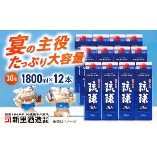 ふるさと納税 泡盛 沖縄県 沖縄市 通常納期 琉球泡盛 琉球パック 30度 1800ml×12 セット 泡盛 焼酎 地酒 お酒 ギフト 沖縄市 / 新里酒造株式会社 BCAS030 …