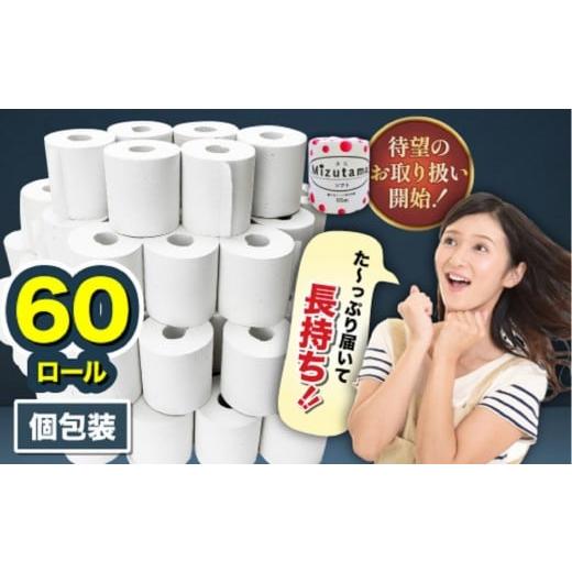 ふるさと納税 雑貨・日用品 福岡県 福岡市 トイレットペーパー 水玉 55m×60個 福岡市