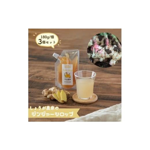 ふるさと納税 加工品等 千葉県 八街市 しょうが農家のジンジャーシロップ3個セット 生姜 しょうが ジンジャー 生姜シロップ しょうがシロップ ジンジャーシロ…