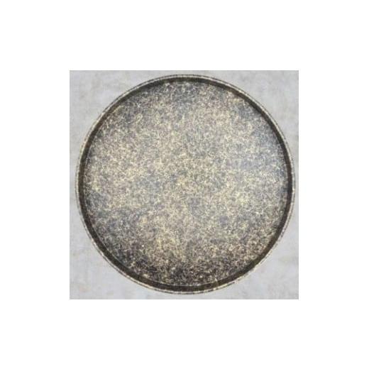 ふるさと納税 陶磁器・漆器・ガラス 和歌山県 高野町 木製 丸トレイ 乱糸(マット仕上げ)漆黒[NF68] 漆黒