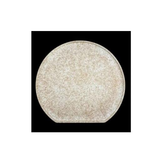 ふるさと納税 陶磁器・漆器・ガラス 和歌山県 高野町 木製 半月トレイ 乱糸(マット仕上げ)純白[NF72] 純白