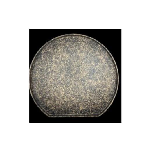 ふるさと納税 陶磁器・漆器・ガラス 和歌山県 高野町 木製 半月トレイ 乱糸(マット仕上げ)漆黒[NF73] 漆黒