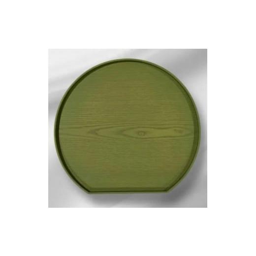 ふるさと納税 陶磁器・漆器・ガラス 和歌山県 高野町 半月トレイ 若草色[NF74] 若草色