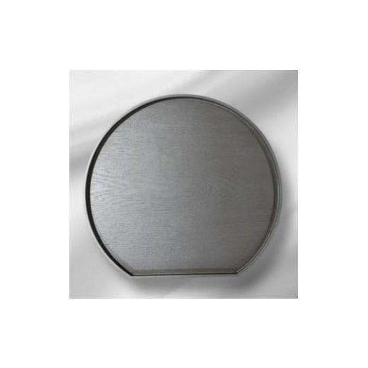 ふるさと納税 陶磁器・漆器・ガラス 和歌山県 高野町 半月トレイ シルバー[NF76] シルバー